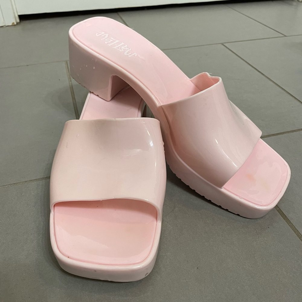 Mad Love Light Pink Mules